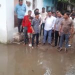बारिश थमते ही नपाध्यक्ष प्रतिनिधि रायसिंह मेवाड़ा ने किया जलभराव वाले क्षेत्रों में स्थिति का निरीक्षण