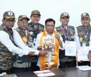 भारतीय सैनिक पत्रिका का उप मुख्यमंत्री जगदीश देवड़ा ने किया विमोचन